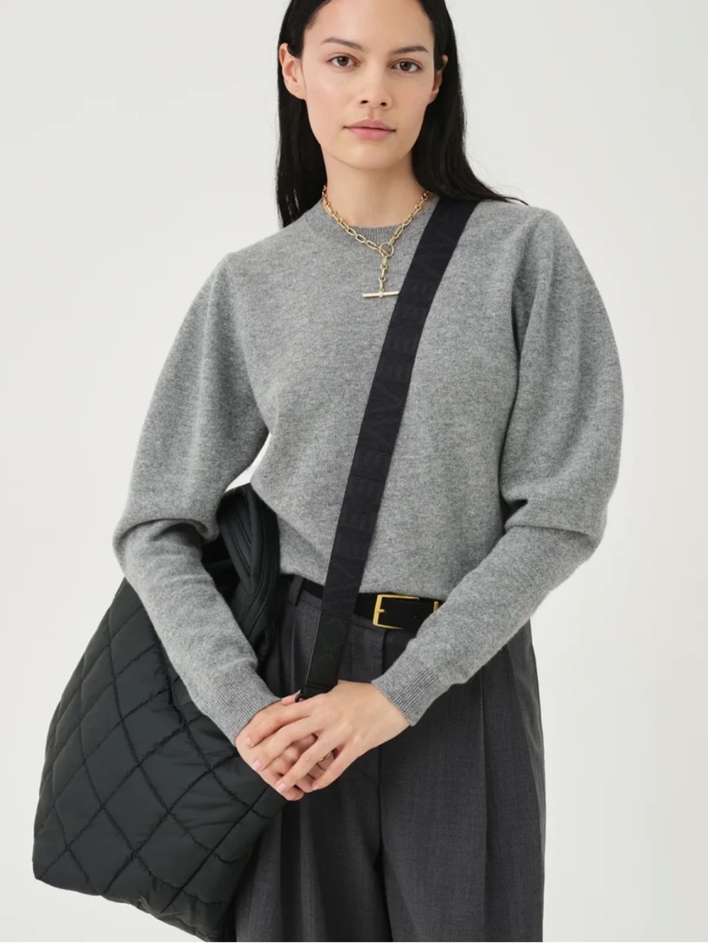 SET!! NEW VEE COLLECTIVE MED PORTER TOTE & PORTER VANITY MATT BLACK - Picture 7 of 11